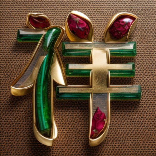 玻璃，玉翡翠，金色，辣椒，牡丹花,enamelled,medicine icon,art deco ornament,brooch,tetragramaton,buddhist prayer beads,nepal rs badge,japanese character,kokeshi,escutcheon,symbol of good luck,ankh,esoteric symbol,tibe