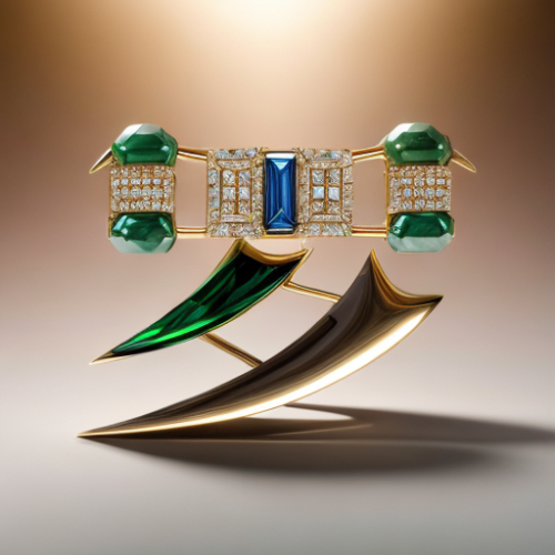 黄金，钻石，玉，,art deco ornament,brooch,cuban emerald,art deco,enamelled,diadem,broach,jewelries,crown render,gift of jewelry,emerald lizard,jewelry（architecture）,emerald,christmas jewelry,jewel,swedish cro