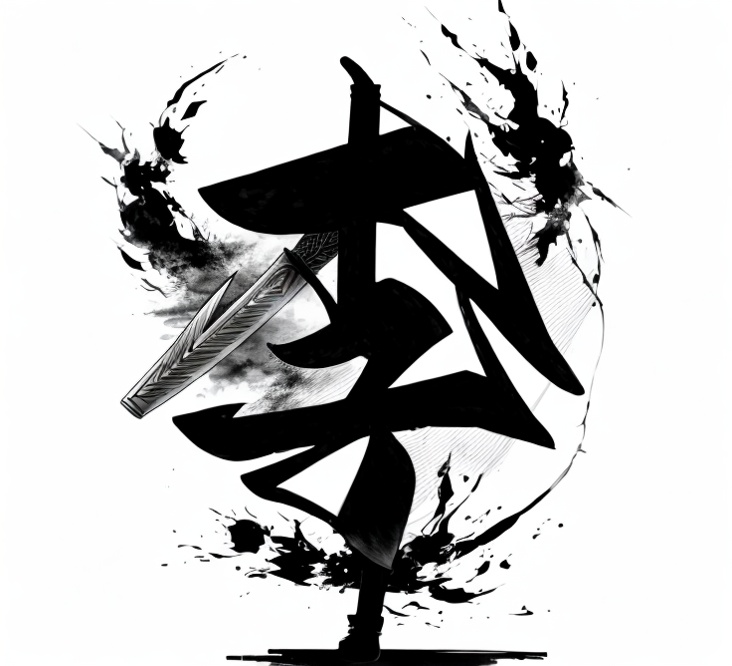 刀,剑,枪,棍,棒,匕首,武器,泼墨,水墨,中国风,kanji,japanese character,zui quan,zao,baguazhang,sōjutsu,taijiquan,abstract design,taijitu,bagua,xing yi quan,purity symbol,calligraphy,esoteric symbol,daitō-ryū aiki-jūjutsu