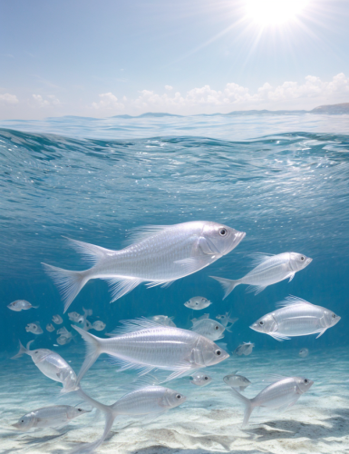海底 白色沙滩  银色的鱼,school of fish,forage fish,atlantic spanish mackerel,tobaccofish,fish in water,marine fish,sea animals,ray-finned fish,sea foods,porcupine fishes,wrasses,freshwater fish,fresh fish,shoal