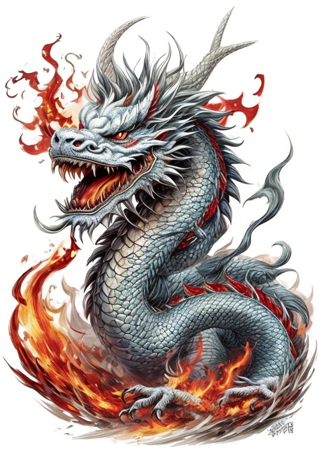 一条中国龙，火焰,Common,Common,None