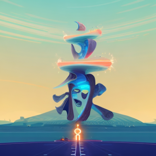 浅色背景,game art,totem,game illustration,road dolphin,flying sparks,rocketship,falling star,cloud mushroom,journey,carnival horse,3d crow,bird tower,runaway star,beacon,traveler,lighthouse,tower fall,tot