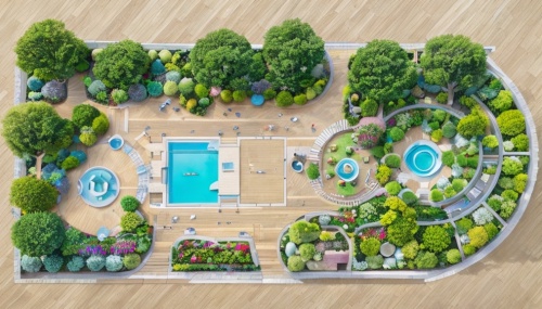 outdoor pool,swim ring,swimming pool,landscape plan,3d rendering,dug-out pool,artificial islands,pool house,garden design sydney,resort,suburban,roof top pool,inflatable pool,artificial island,landsca