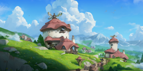 scandia gnomes,gnomes,scandia gnome,gnome skiing,mushroom landscape,gnomes at table,mushroom island,mountain settlement,gnome,alpine pastures,druid grove,bird kingdom,gnome ice skating,studio ghibli,a