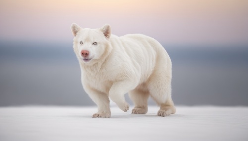 white shepherd,greenland dog,canadian eskimo dog,white dog,berger blanc suisse,arctic hare,snow hare,albino bennetts wallaby,polar bear,samoyed,white bear,polar,korean jindo dog,seppala siberian sledd